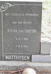 MATTHYSEN Sylvia nee GRAYTOR 1868-1953