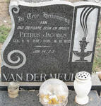 MEULEN Petrus Jacobus, van der 1952-1972