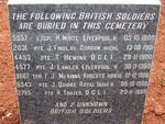 British Soldiers buried at Waterval-Boven