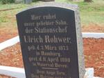 ROHWER Ulrich 1873-1898