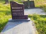 BOSHOFF Johanna S. 1923-1995