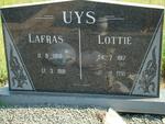 UYS Lafras 1908-1991 & Lottie 1917-1998