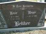BEKKER Kosie 1910-1993 & Maggie 1916-