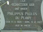 PLOOY Philippus Paulus, du 1905-1967