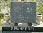 SWANEPOEL J.P.J. 1918-1989 & M.J. 1930-