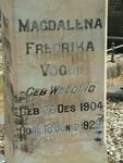 VOGEL Magdalena Fredrika nee WELDING 1904-1929