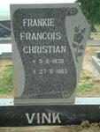 VINK Francois Christian 1938-1995
