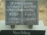 NEETHLING Frederik 1936- & Esther 1941-1995