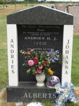 ALBERTS Andries H.J. 1930-2001 & Johanna 1933-