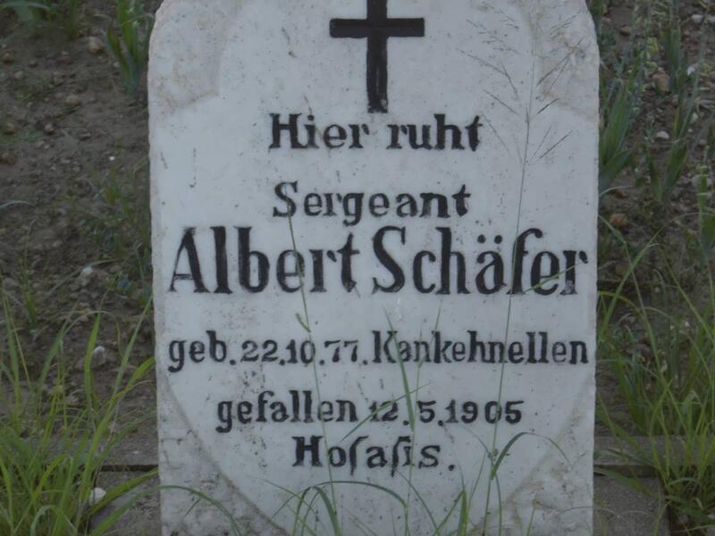 SCHÄFER Albert  1877-1905