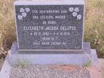 OELOFSE Elizabeth Jacoba 1892-1978