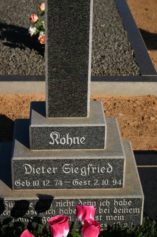KÖHNE Dieter Siegried 1974-1994