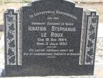 ROUX Ignatius Stephanus, le 1864-1935