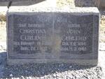 CURLEWIS John 1894-1942 & Christina BOSHOFF 1898-1933