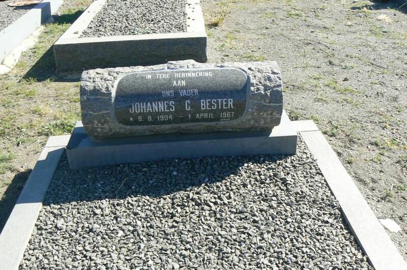 BESTER Johannes C. 1904-1967