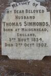 SIMMONDS Thomas 1854-1902