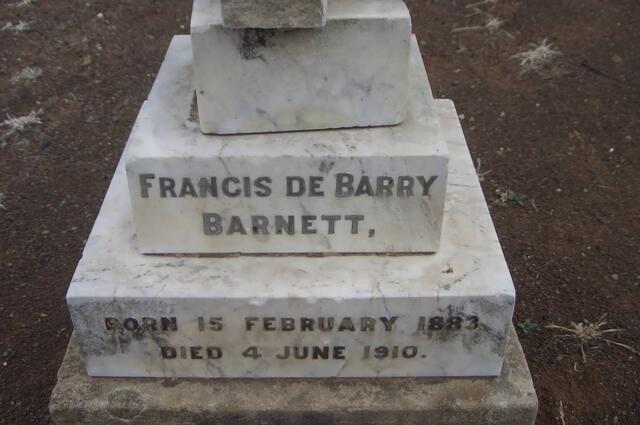 BARNETT Francis De Barry 1883-1910