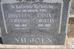 VILJOEN Hercules Johannes 1866-1931 & Dania Cornelia 1866-1935