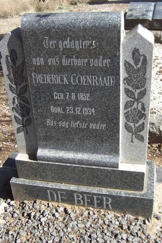 BEER Frederick Coenraad, de 1852-1934