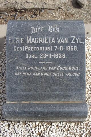 ZYL Elsie Magrieta, van nee PRETORIUS 1868-1939