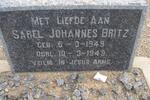 BRITZ Sarel Johannes 1949-1949