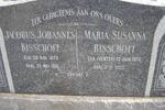BOSCHOFF Jacobus Johannes 1870-1951 & Maria Susanna VENTER 1873-1955