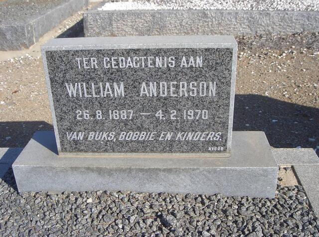 ANDERSON William 1887-1970