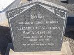 DESSELSS Elizabeth Catharina Maria nee BOTHA 1886-1950