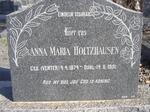 HOLTZHAUSEN Anna Maria nee VENTER 1874-1951