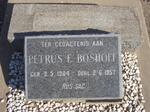 BOSHOFF Petrus F. 1904-1957