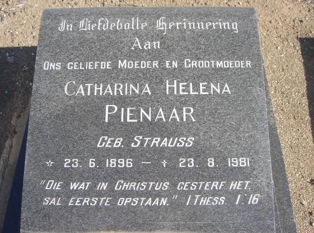 PIENAAR Catharina Helena nee STRAUSS 1896-1981