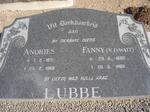 LUBBE Andries 1871-1968 & Fanny V.D. WATT 1880-1969