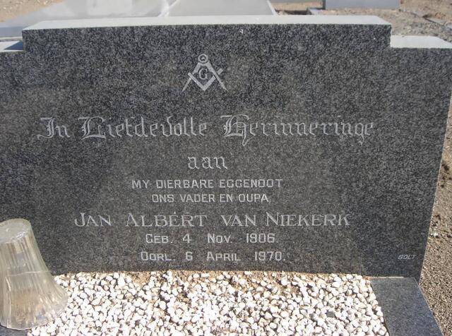 NIEKERK Jan Albert, van 1906-1970