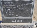 ALBERTS Sophie C. 1901-1972