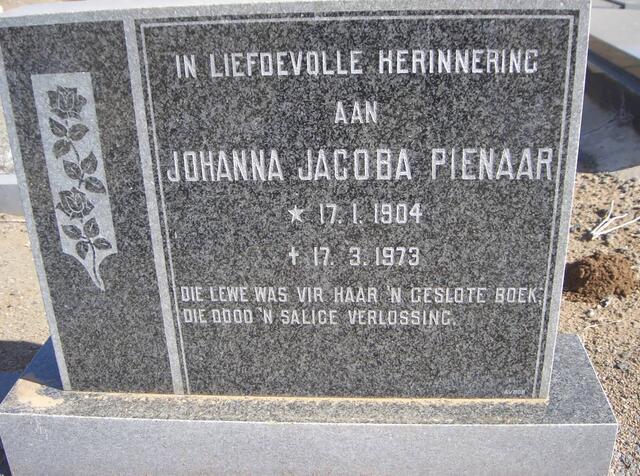 PIENAAR Johanna Jacoba 1904-1973