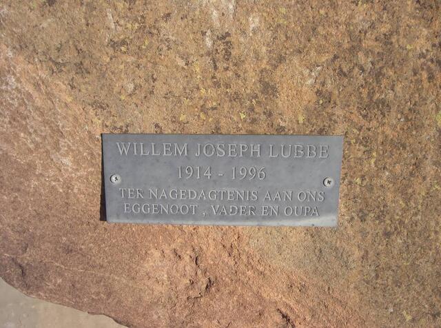 LUBBE Willem Joseph 1914-1996