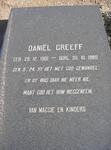 GREEFF Daniël 1901-1980