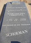 SCHOEMAN Margaretha Christina 1916-1995