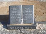 SERFONTEIN Gert Petrus 1922-1995 & Maria Catharina 1928-1989