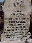 SNIJMAN Anna Cecilia nee DU PLESSIS 1863-1921