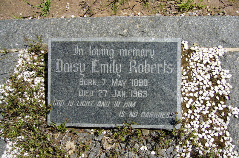 ROBERTS Daisy Emily 1890-1963