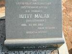 MALAN Kitty nee ESTERHUIZEN -1965