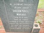 MARAIS Gideon Kriel 1891-1956