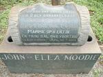 MOODIE John 1903-1957 & Ella 1904-1964
