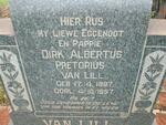 LILL Dirk Albertus Pretorius, van 1887-1957