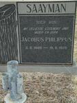 SAAYMAN Jacobus Philippus 1889-1975
