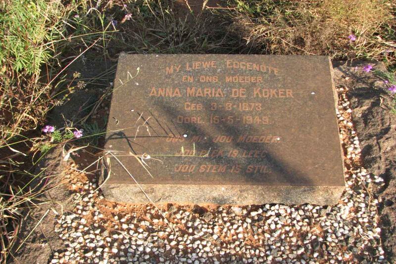 KOKER Anna Maria, de 1873-1949