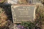 WOLMARANS Maria S.S. nee VAN RENSBURG 1888-1953