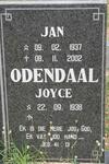 ODENDAAL Jan 1937-2002 & Joyce 1938-