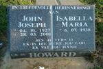 HOWARD John Joseph 1927-2001 & Isabella Maria 1938-